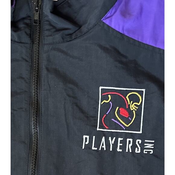 Rare Vintage STARBUS NFL Players Inc Full Zip Track Jacket 90s Weather Screen L - Picture 8 of 13